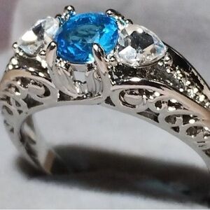 Women Silver Ring Size 5.5